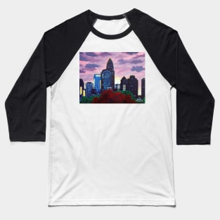 'CHARLOTTE SUNSET' Baseball T-Shirt